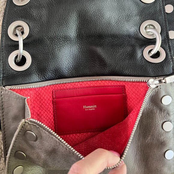 Hammitt Montana Reversible Crossbody in Black/Pewter - Picture 8 of 9